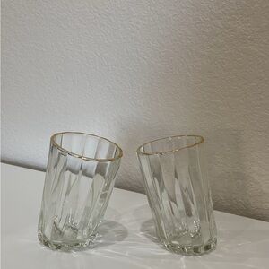 Vintage Tipsy Glasses